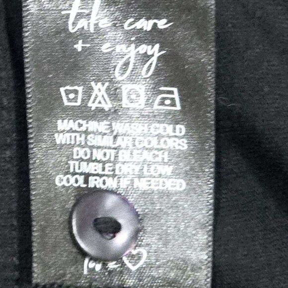 NIC+ZOE Black Convertible Sleeve Minimalist Pocket Shirt Dress  Size Medium - Picture 11 of 12